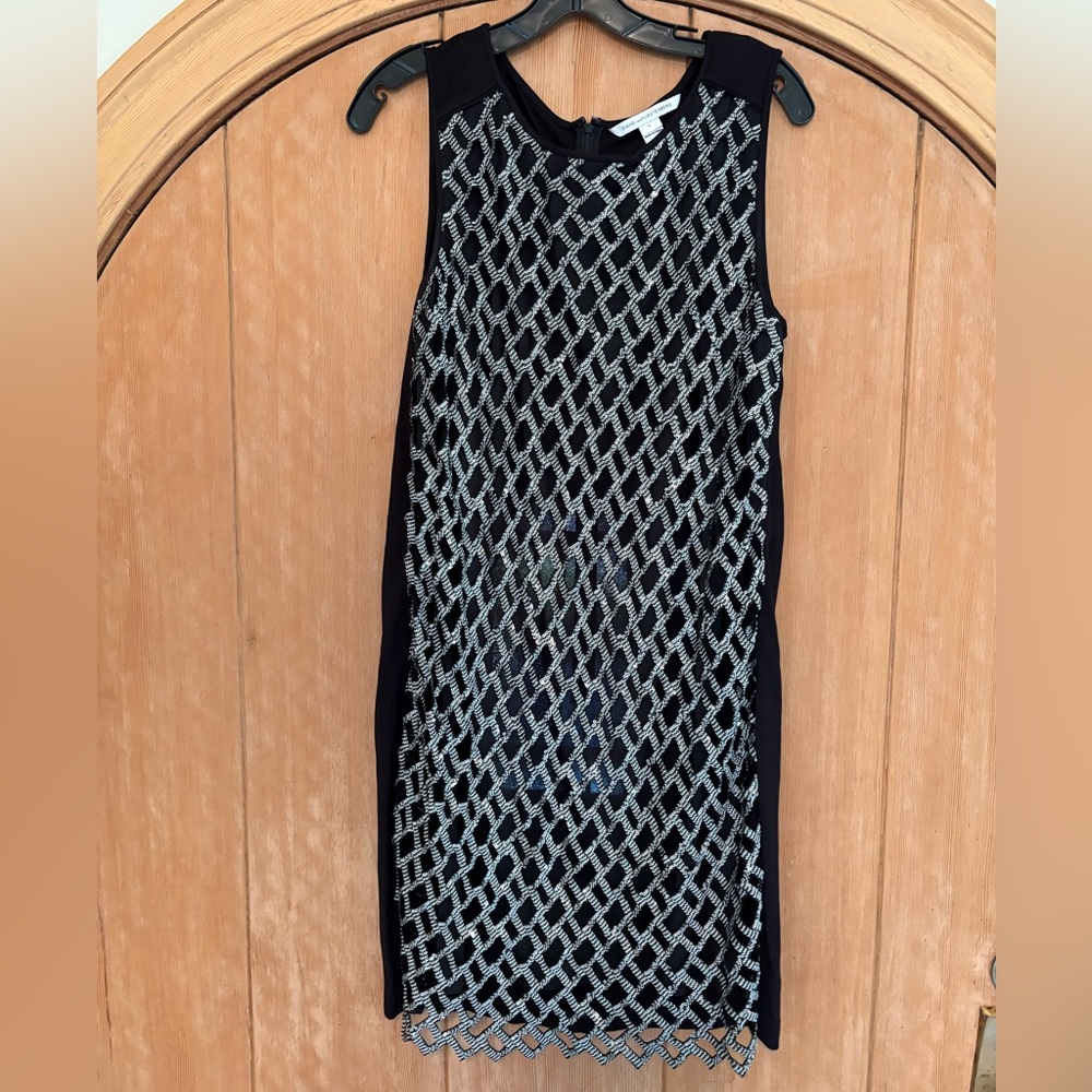 DVF Joylyn sequin dress, Large